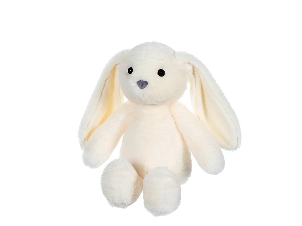 Peluche Trendy Bunny GIPSY TOYS — Lapin 28 cm Crème