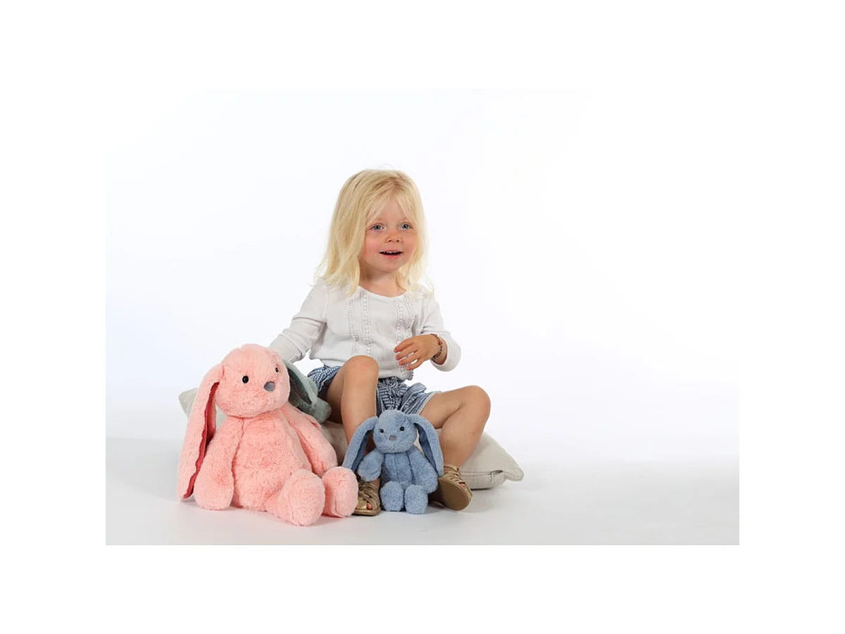 Peluche Trendy Bunny GIPSY TOYS — Lapin 28 cm Crème