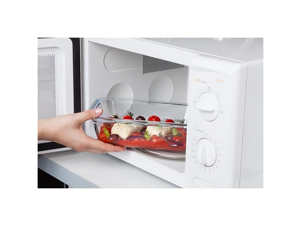 Pyrex Cook & Go Boîte de cuisson et de conservation en verre rectangulaire - 3.40 l - Couvercle 100% hermétique et étanche