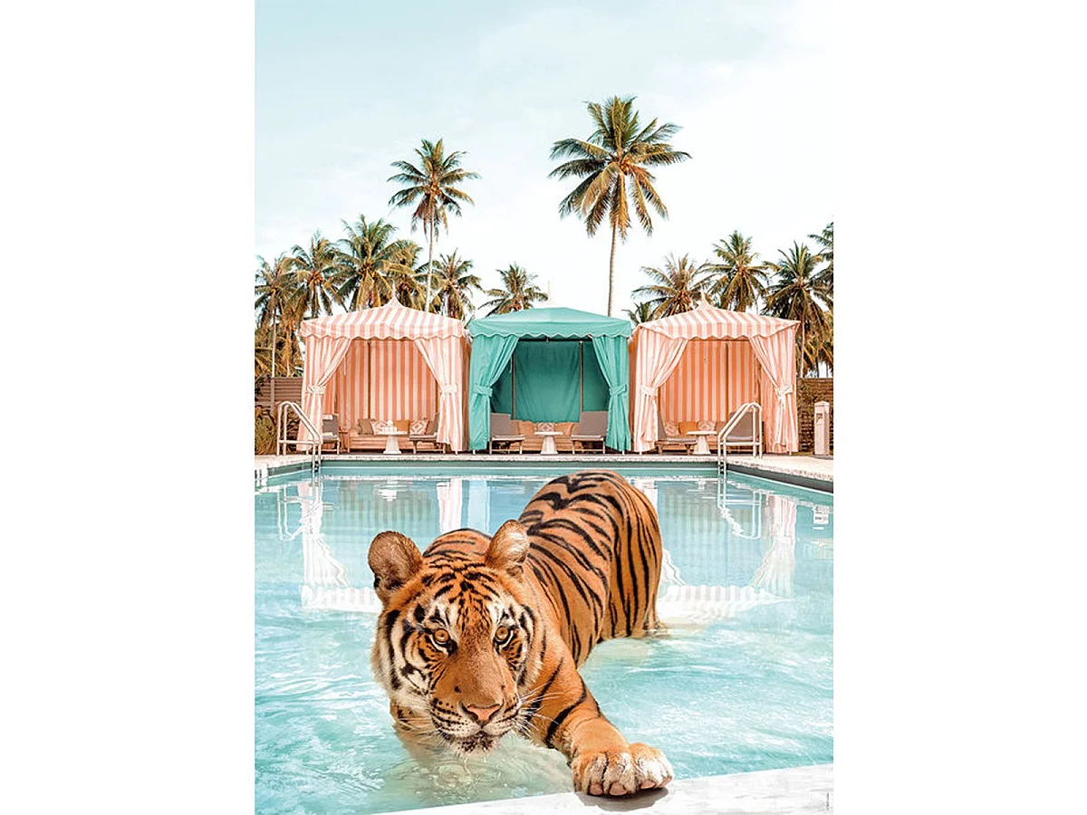 Nathan Puzzle 1500 pièces « Baignade royale » par Paul Fuentes