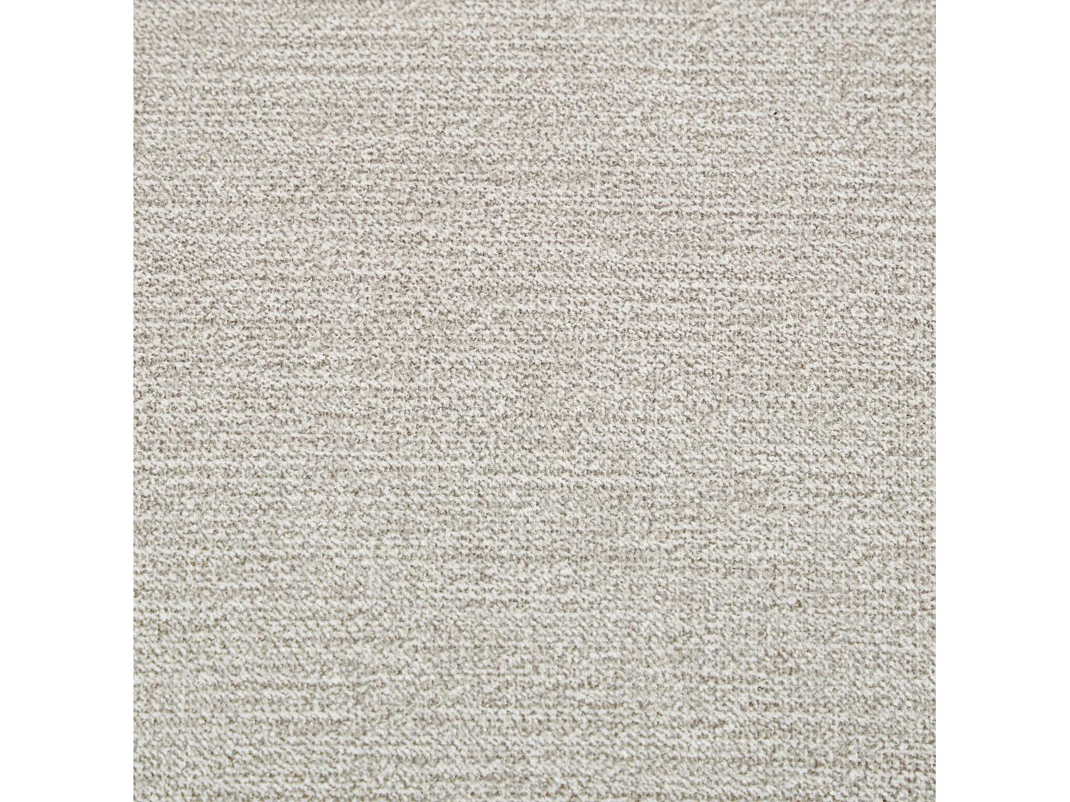 Lot de 2 chaises de salle à manger beiges en tissu, dossier haut, pieds en bois massif
