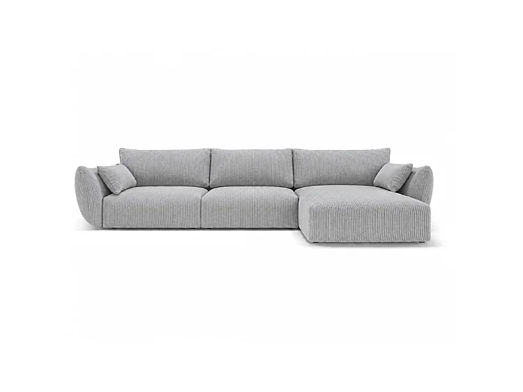 Narożnik BONS modułowy szary 308x170 cm POSO 55 sztruks prawy
