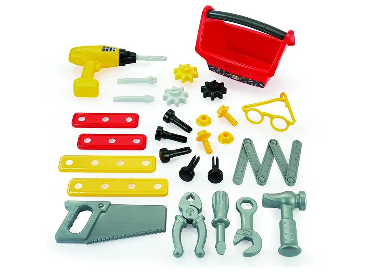 ECOIFFIER Grand établi de jeu avec 28 accessoires pour enfants dès 18 mois