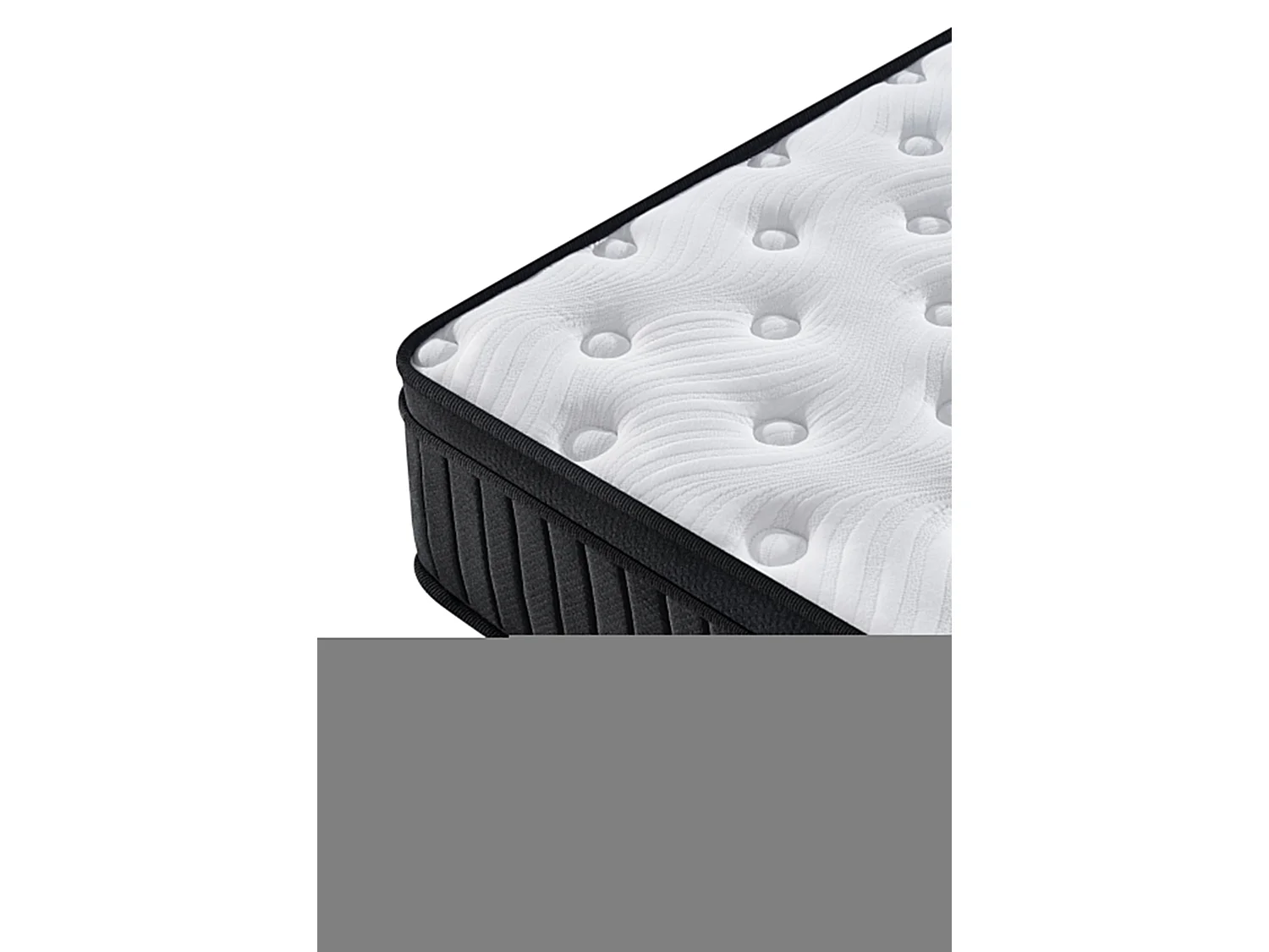 Ensemble Matelas à ressorts + sommier 90x200 cm, Mousse à mémoire de forme,épaisseur 25cm