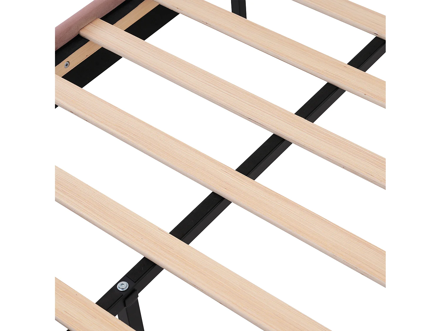 Cama tapizada LED moderna con cabecero ajustable, 90*190 cm, estructura robusta y lamas para dormitorio