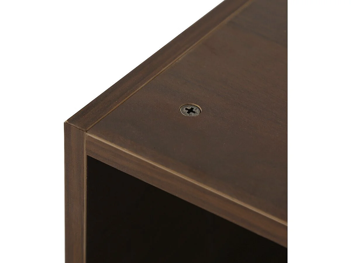 Módulo de elevação para roupeiro em madeira <<Ópera>> - 80 x 45 x 40 cm - Castanho