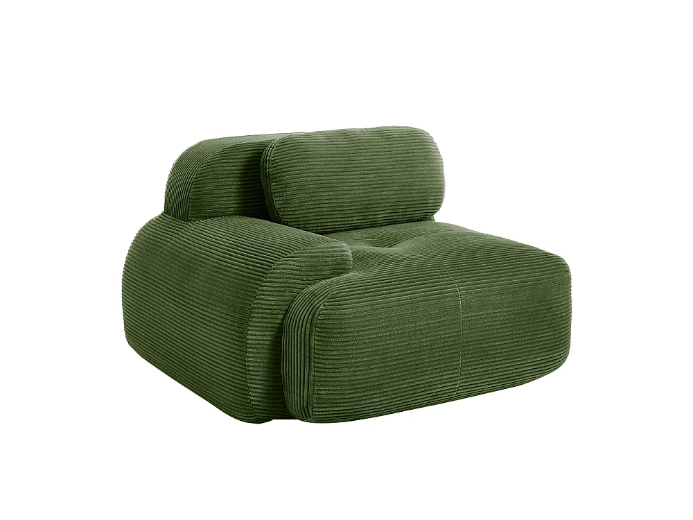 Modulaire hoekbank van corduroy met kussens, ergonomische armleuningen en eersteklas comfort