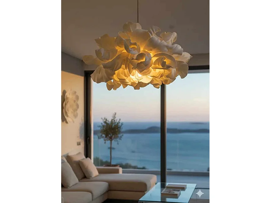 Elegant Kräm Plastkrona 48 x 48 cm - MOD0018