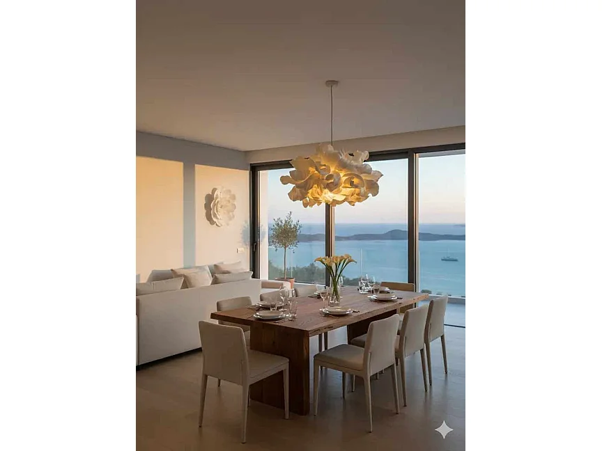 Elegant Kräm Plastkrona 48 x 48 cm - MOD0018