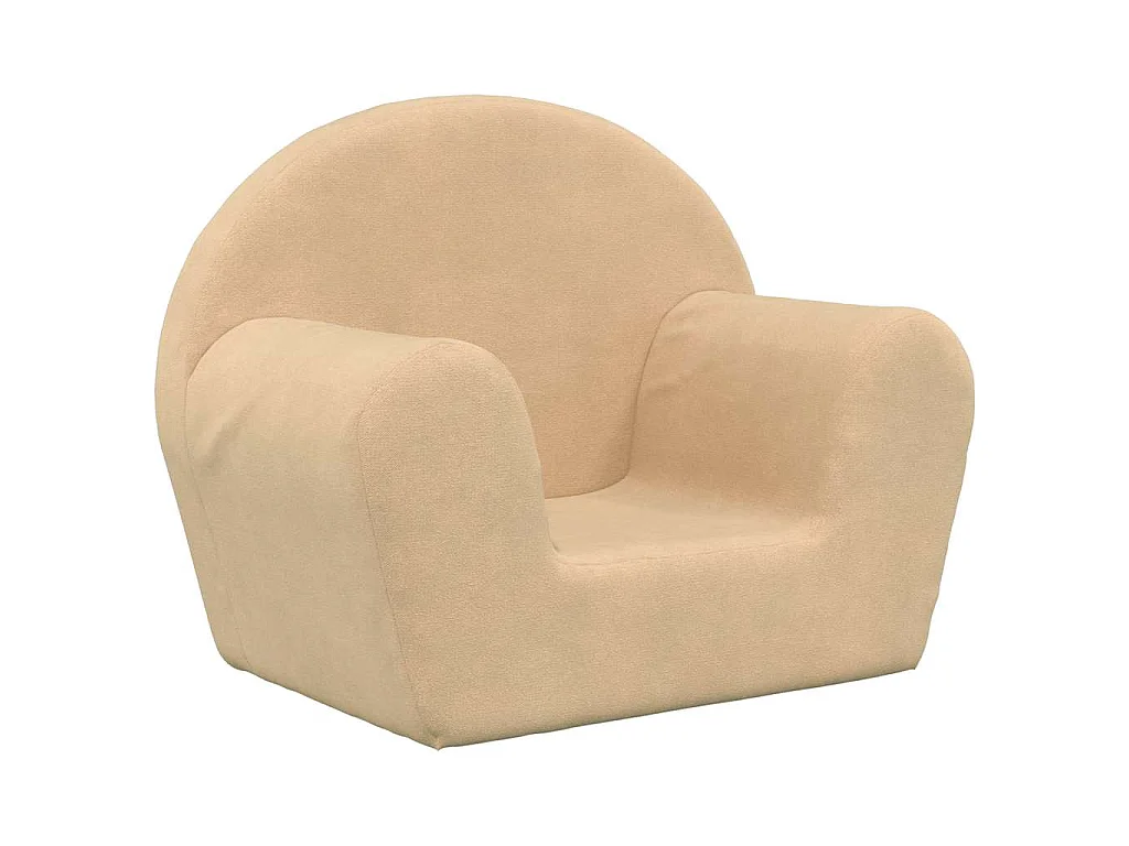 Canapé pour enfants crème peluche douce