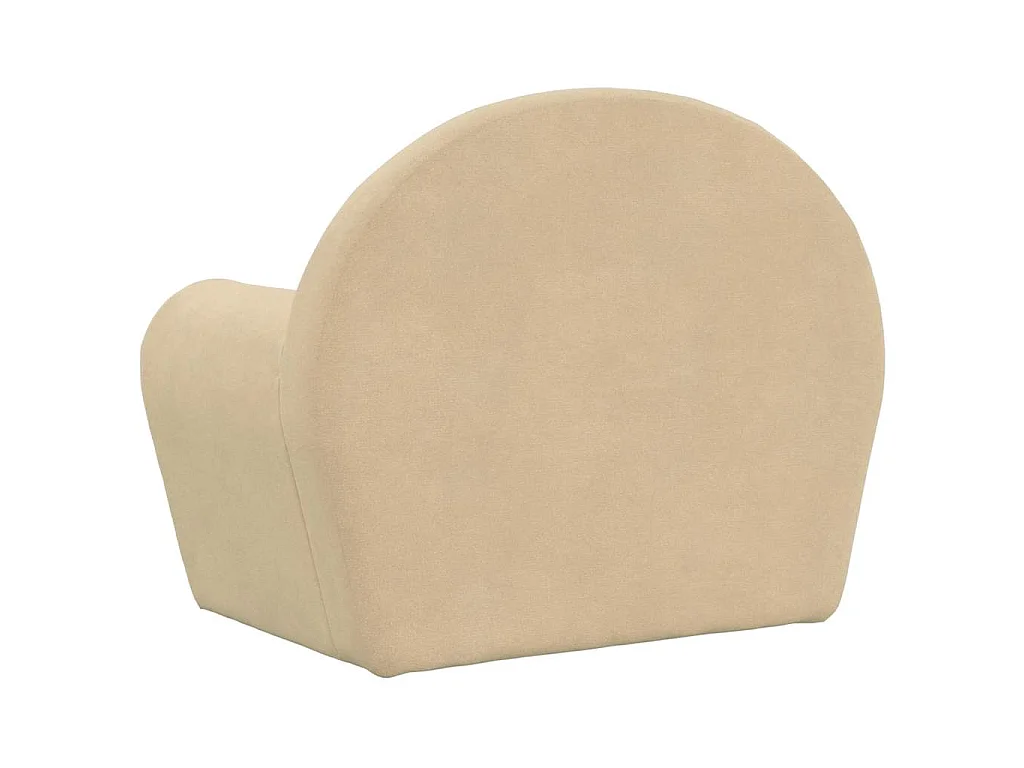Canapé pour enfants crème peluche douce