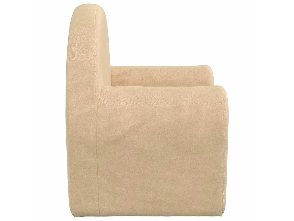 Canapé pour enfants crème peluche douce