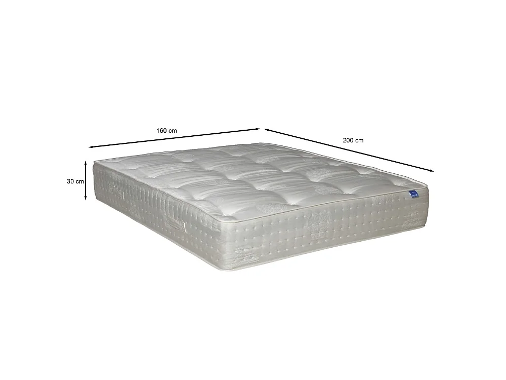 Matelas HOTEL PREMIUM 160x200 cm ressorts et mémoire de forme