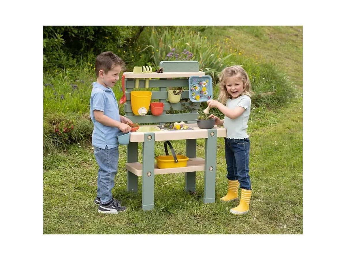 Smoby Life Mud Kitchen — Cuisine d'extérieur pour enfants (3+)
