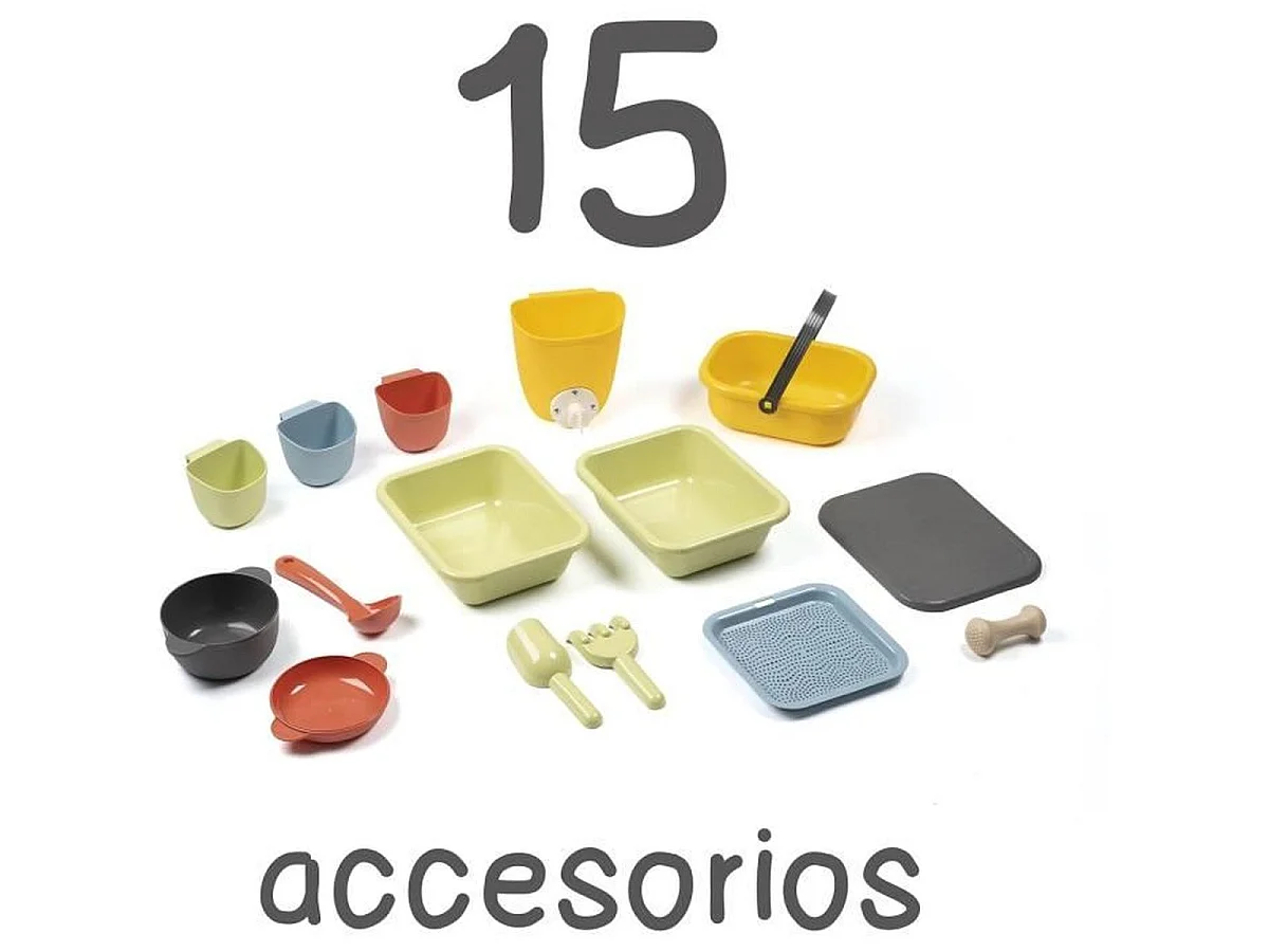 Smoby Life Mud Kitchen — Cuisine d'extérieur pour enfants (3+)