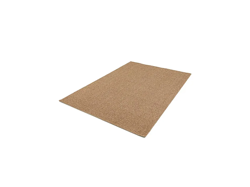 Kurzflorteppich - waschbar - Einfarbiger mit Schlingen - natürlich - 160 x 230 cm - LUMEN