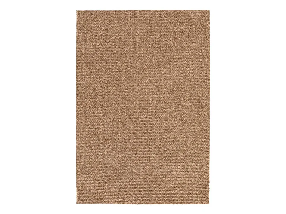 Kurzflorteppich - waschbar - Einfarbiger mit Schlingen - natürlich - 160 x 230 cm - LUMEN