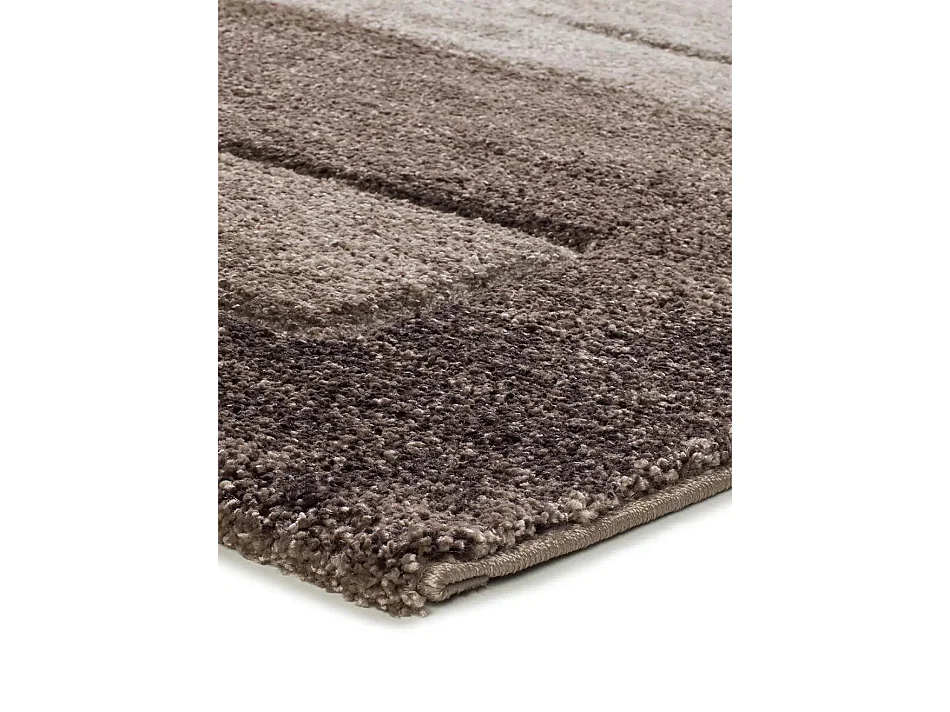 Tappeto interno - astratto - beige / marrone - 160 x 235 cm - TEVA