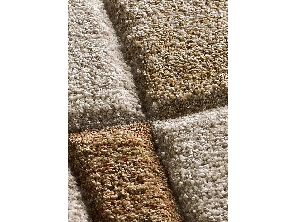 Tappeto interno - astratto - beige / marrone - 200 x 285 cm - TEVA
