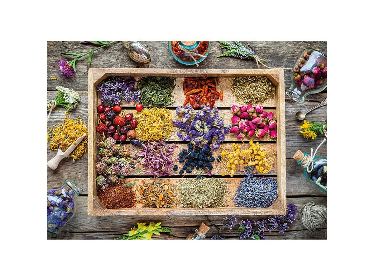 Nathan Puzzle 1500 pièces « Les plantes médicinales » - Photo d'art