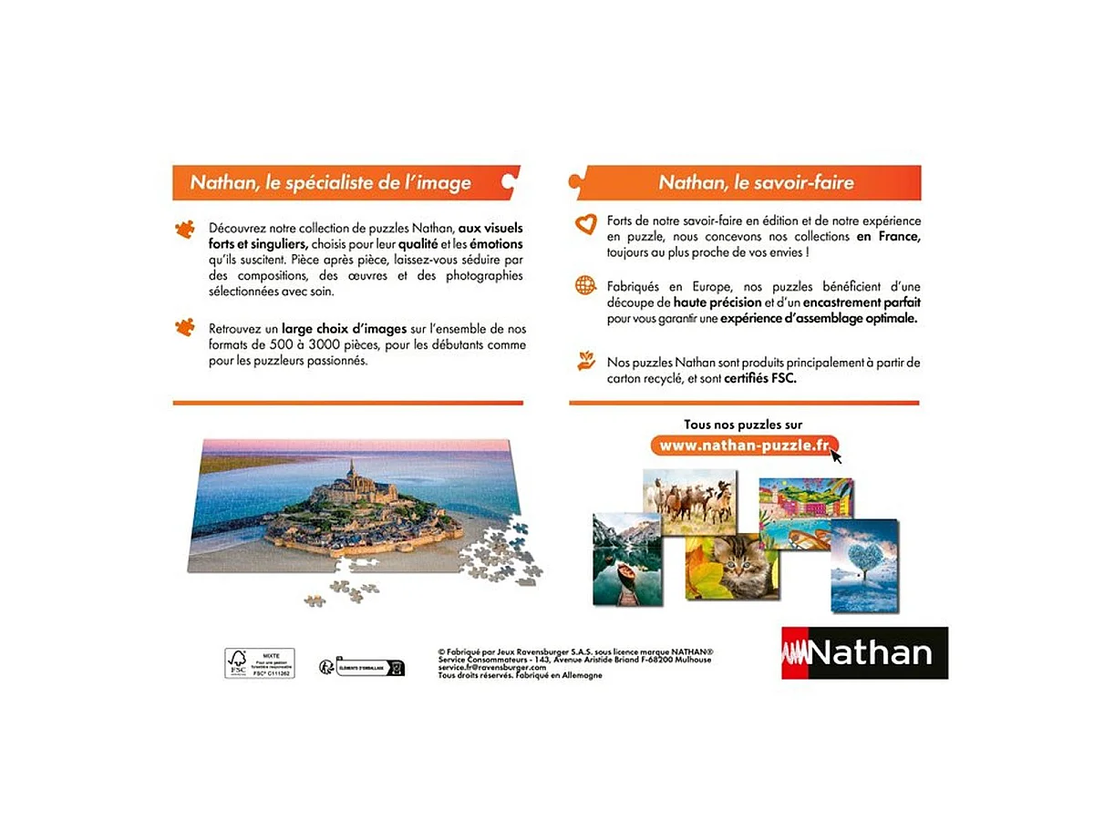 Nathan Puzzle 1500 pièces « Les plantes médicinales » - Photo d'art