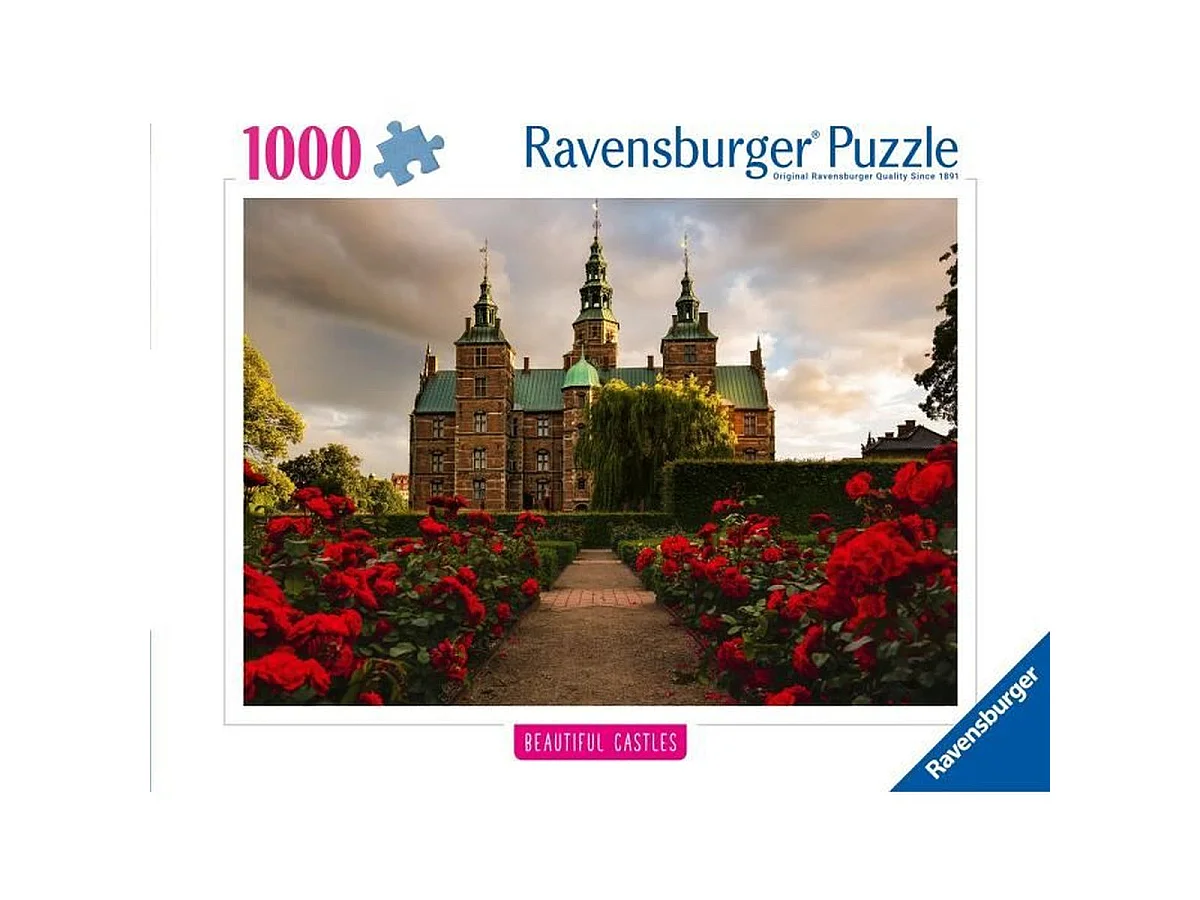 Ravensburger Puzzle 1000 pièces – Château de Rosenborg, Danemark (Paysage)