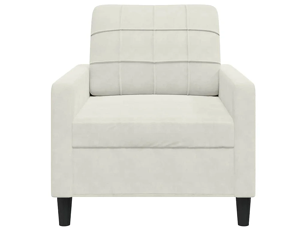 Poltrona Crema 60 cm Velluto