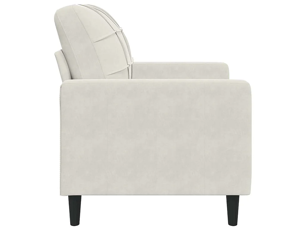 Poltrona Crema 60 cm Velluto