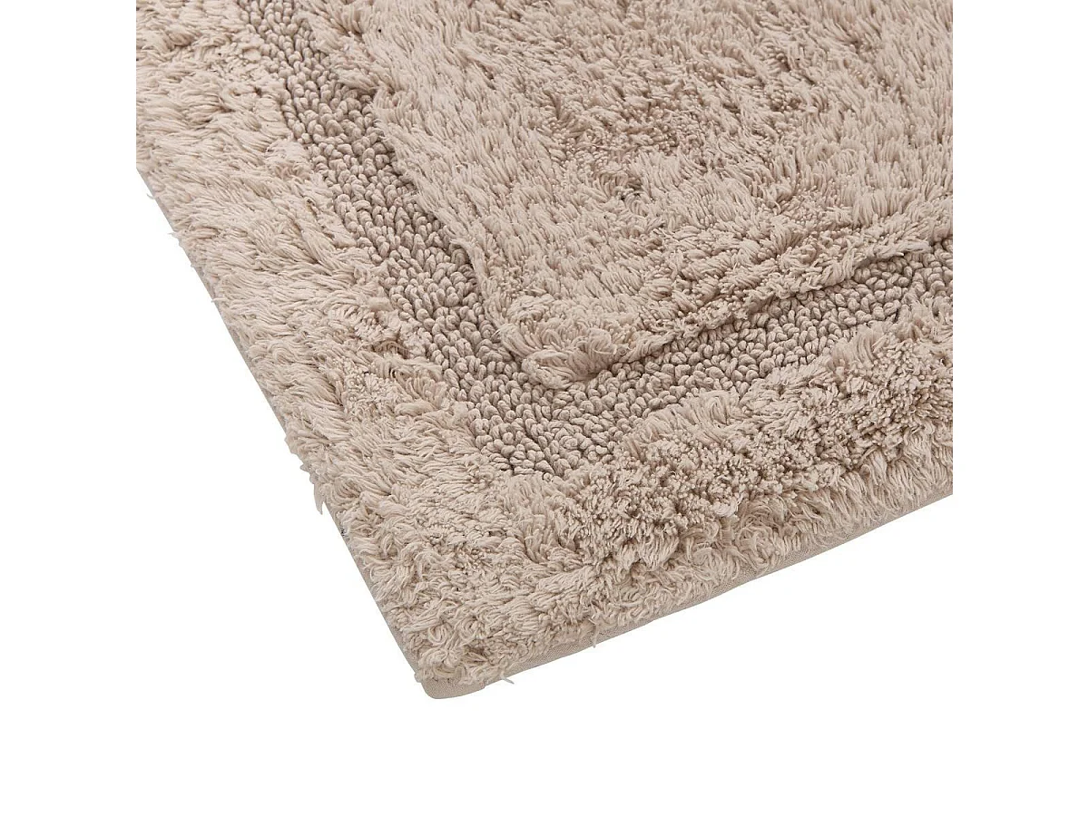 Tapis de Bain Fluffy "Colorama" 50x75cm Beige Lin