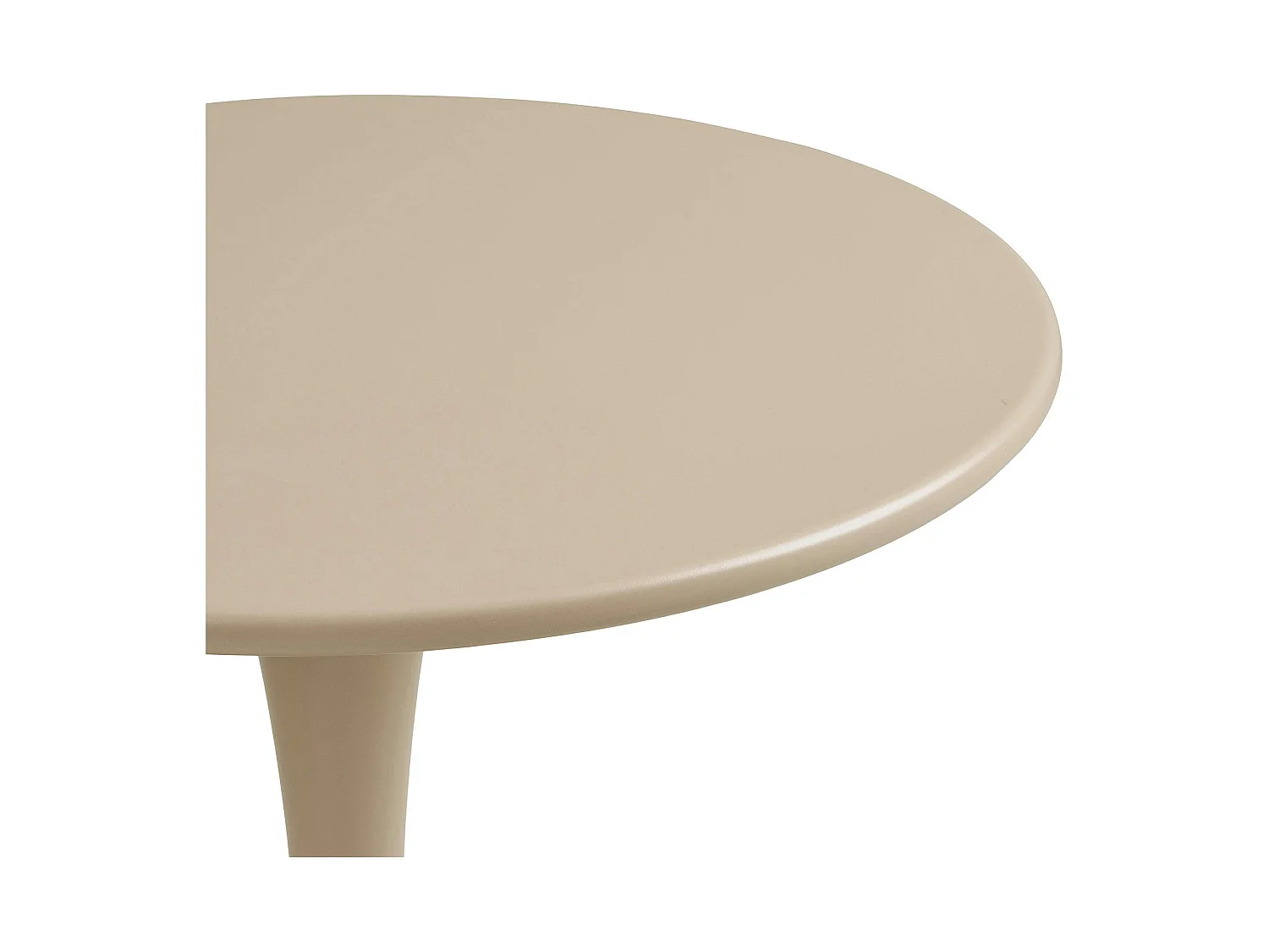Table bistrot ronde en acier taupe ø60 cm RHODES