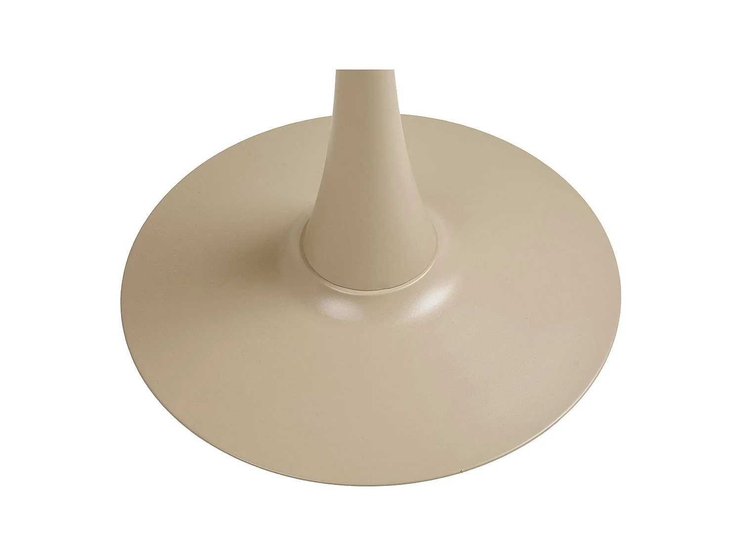 Table bistrot ronde en acier taupe ø60 cm RHODES