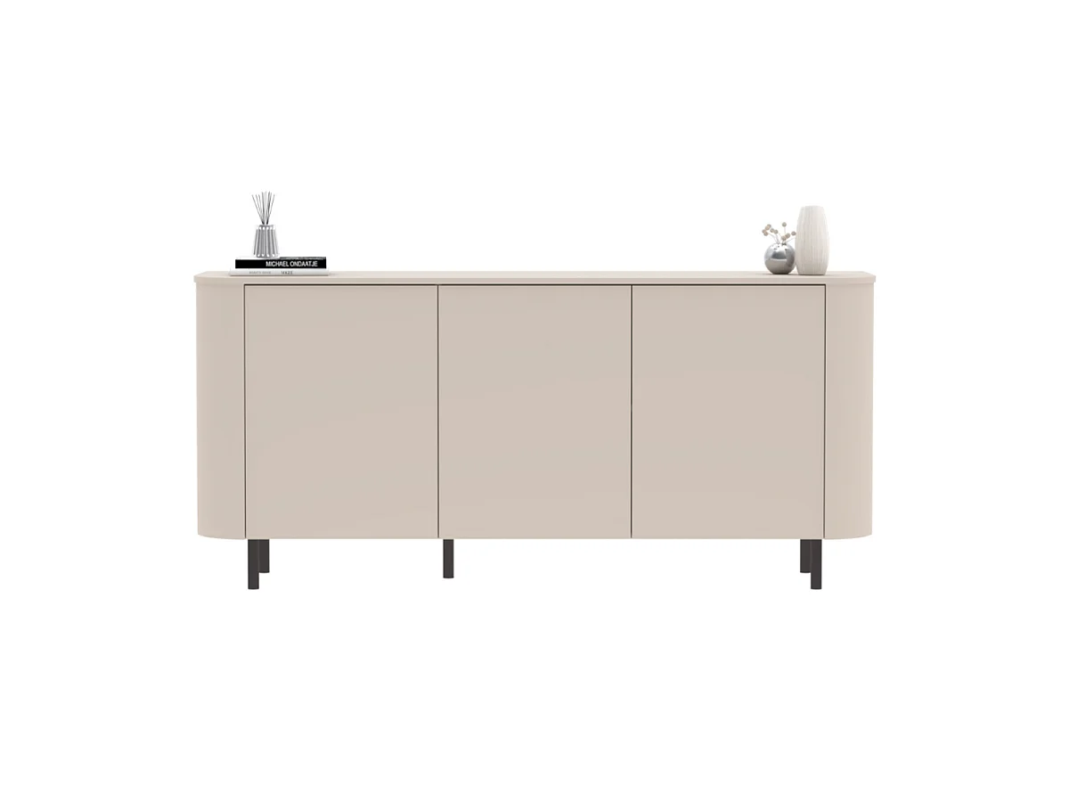 Buffet de Cachemira con 3 Puertas y Bordes Redondeados L180,2 cm - BORA