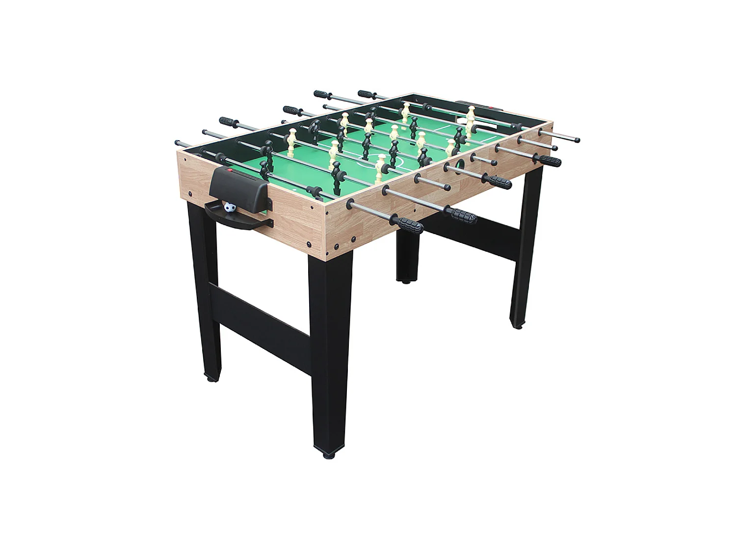 Table multi-jeux 9 en 1 effet bois et noir avec accessoires SAN DIEGO