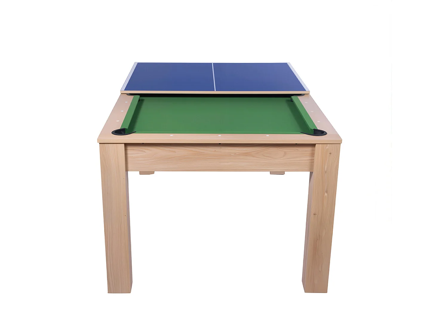 Table multi-jeux 3 en 1 convertible en billard, ping-pong et table à manger CLEVELAND