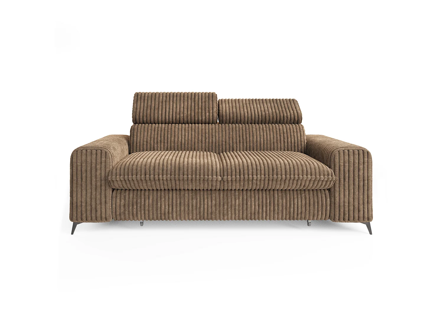 Slaapbank BENETE Corduroy stof Beige