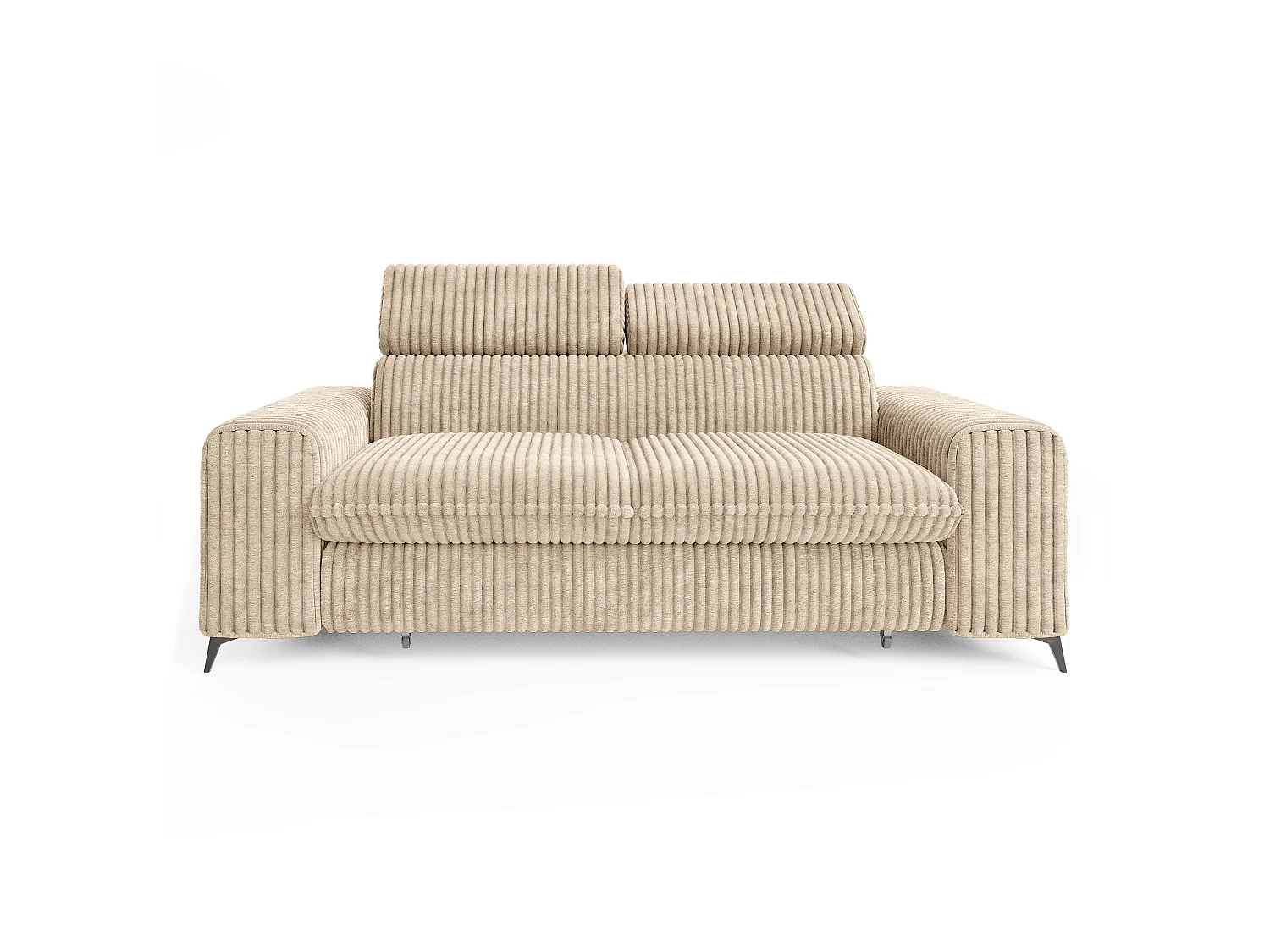Slaapbank BENETE Corduroy stof Crème