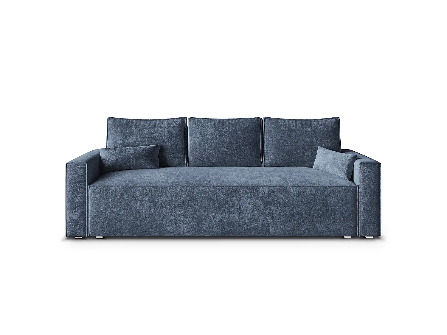 Slaapbank MENI Chenillestof Blauw