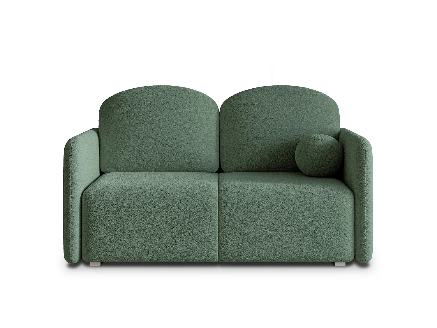 Slaapbank SUVI II Bouclé stof Groen