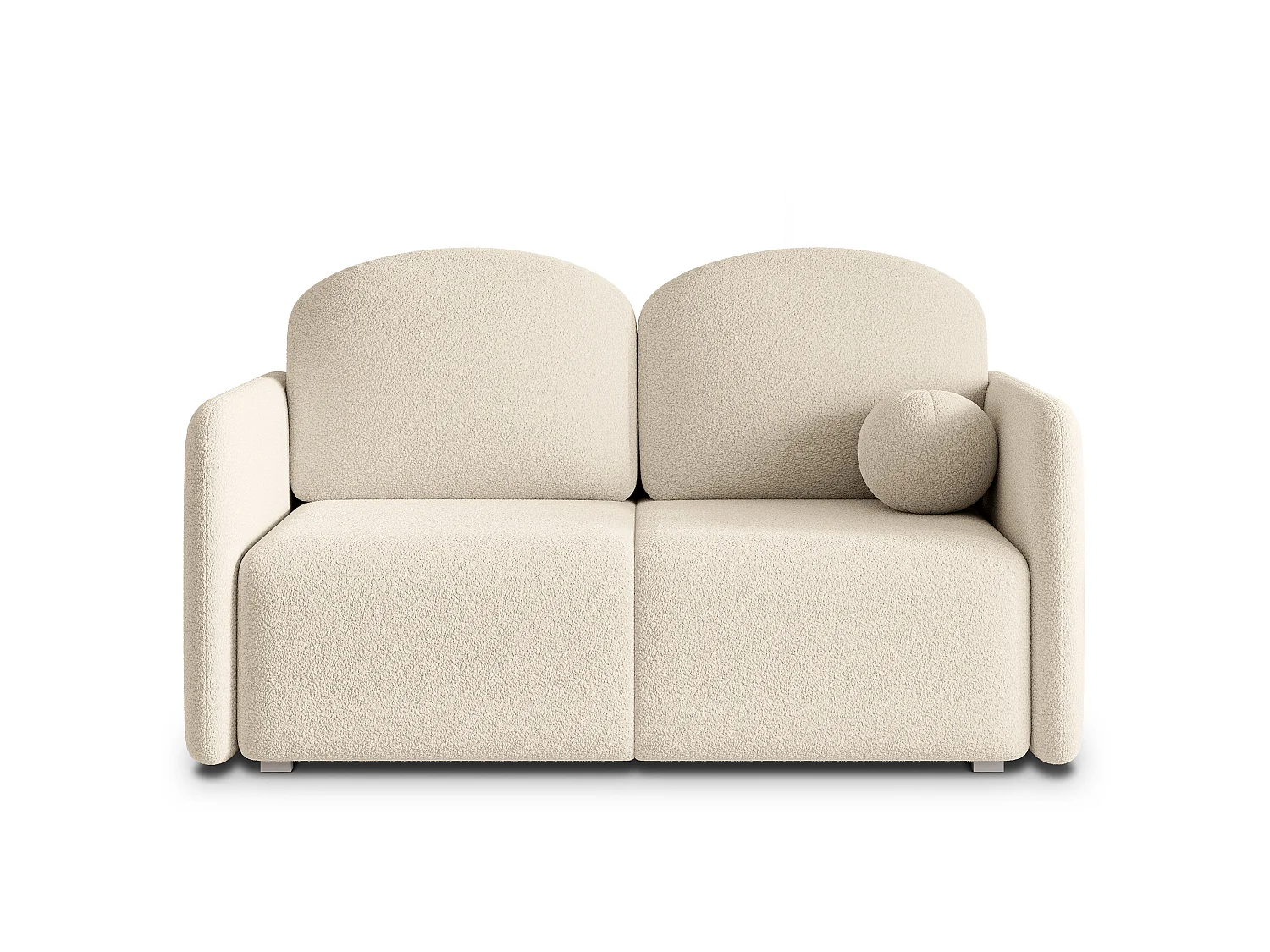 Slaapbank SUVI II Bouclé stof Crème