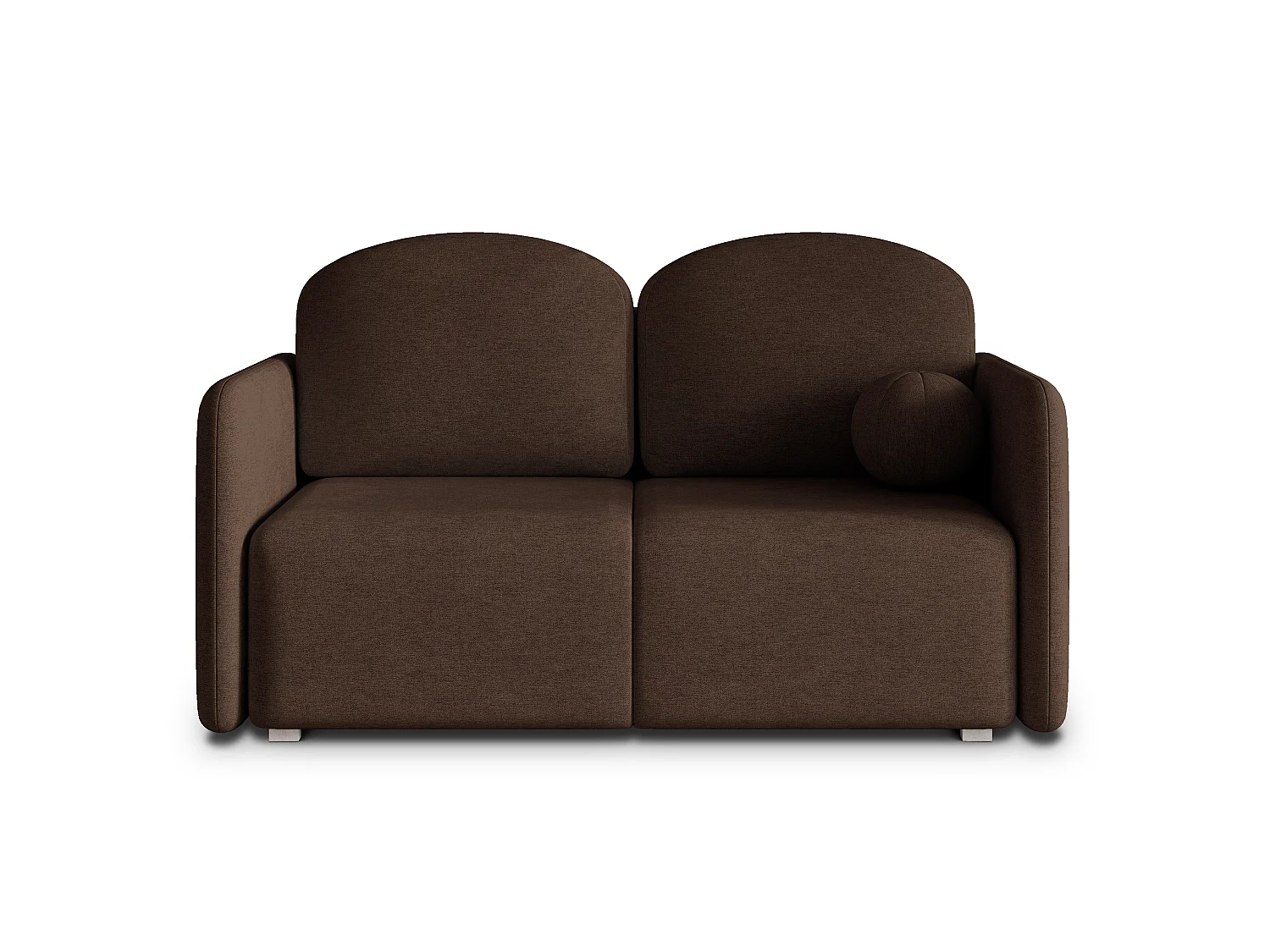 Canapé-lit SUVI II, Tissu tissé, Braun