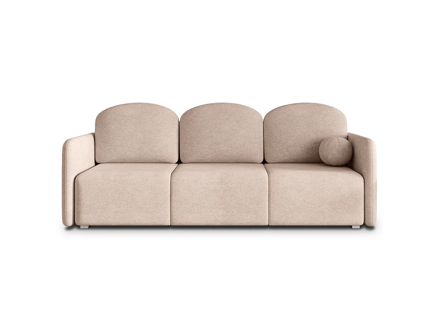 Slaapbank SUVI III Geweven stof Beige