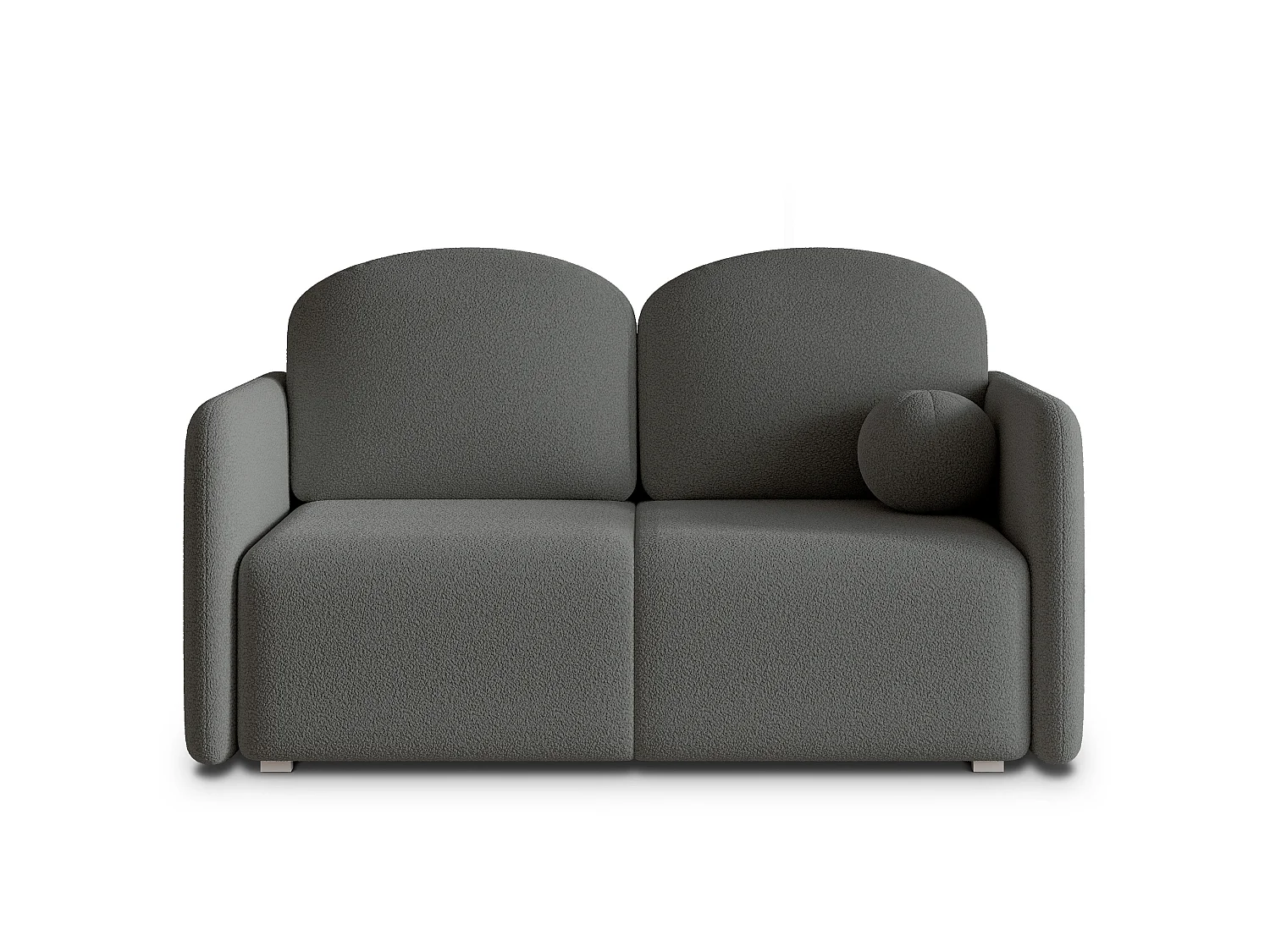 Slaapbank SUVI II Bouclé stof Grijs