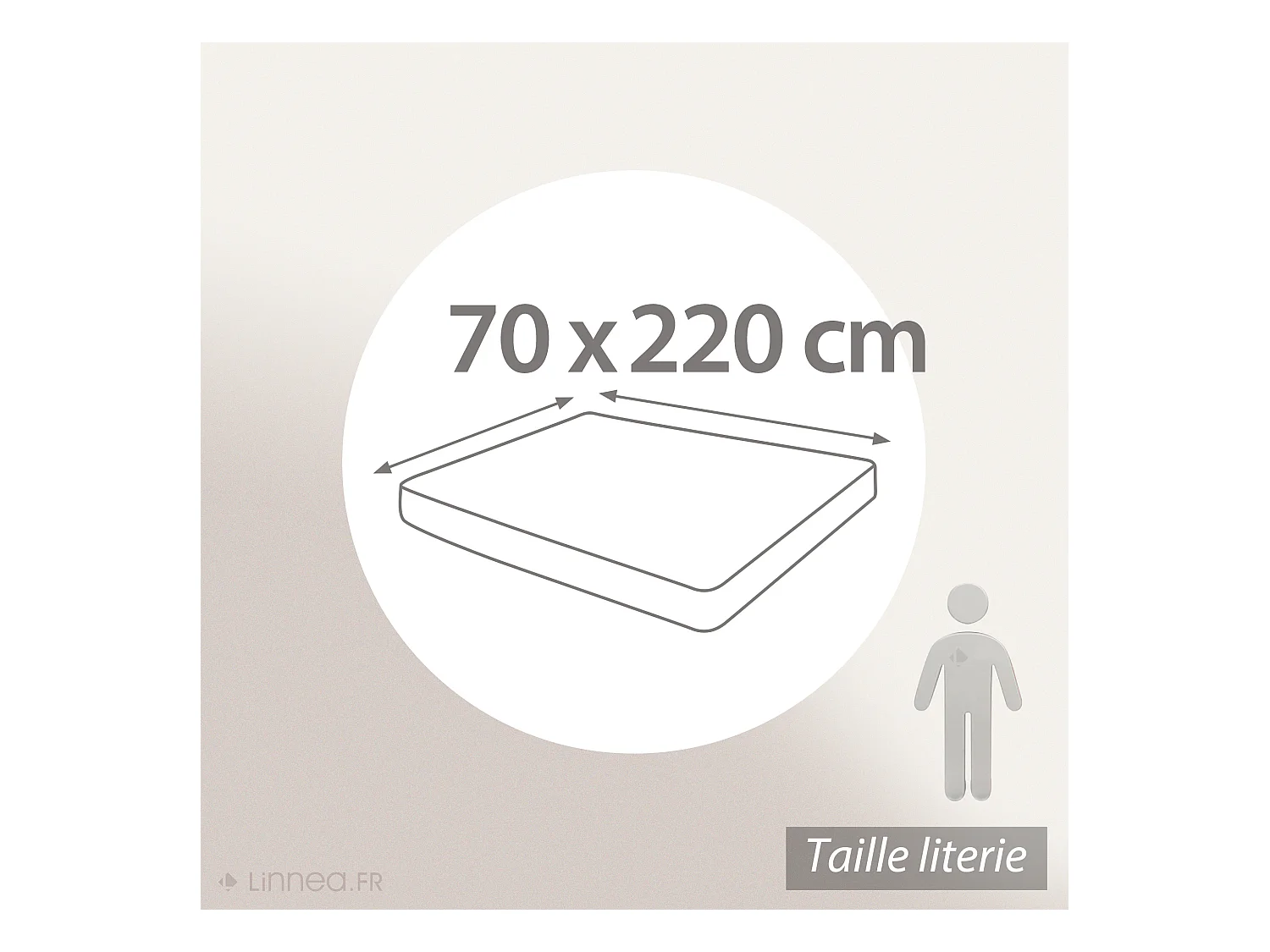 Drap housse uni 70x220 cm bonnet 30 cm coton ALTO Raisin