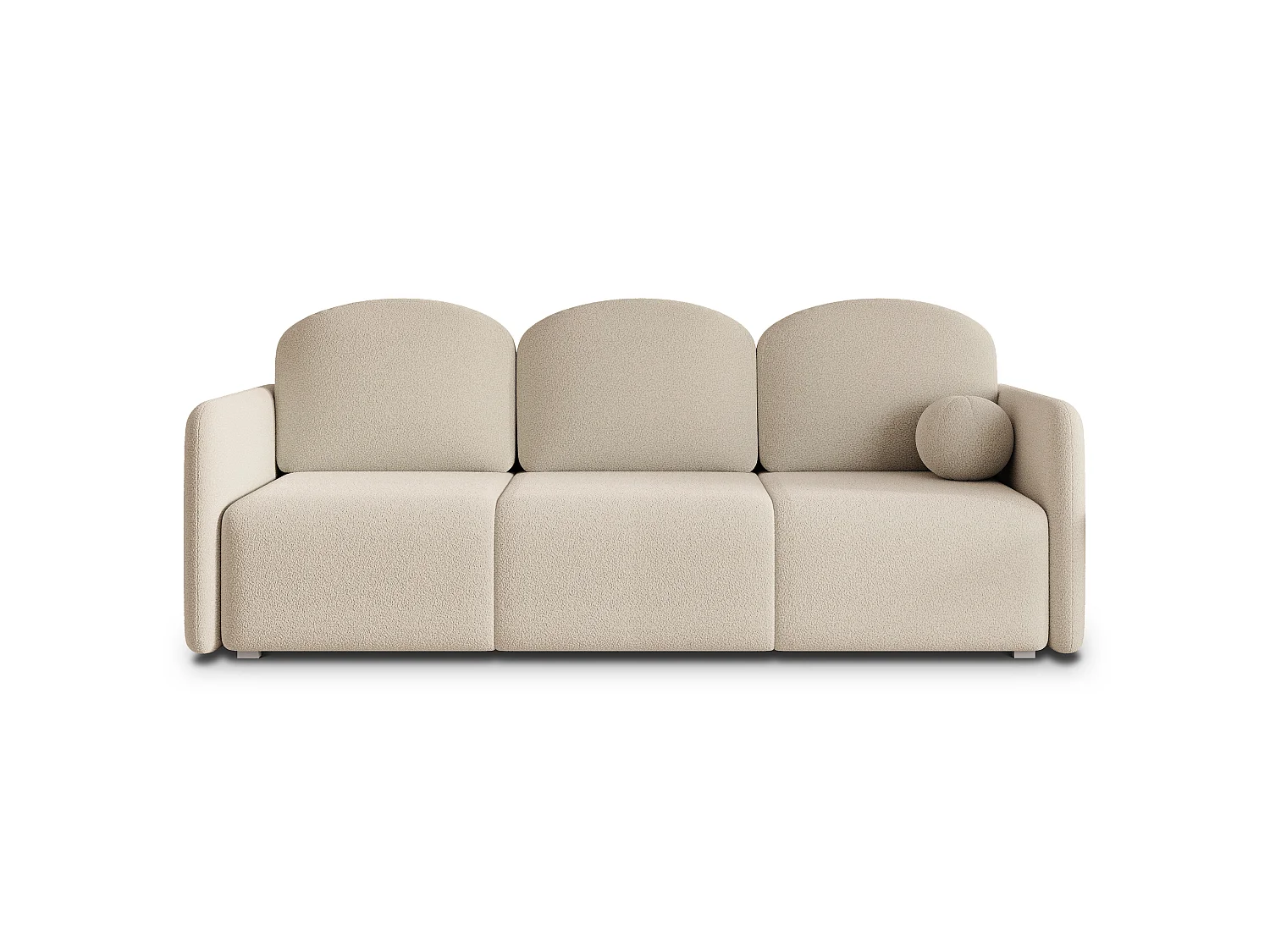 Slaapbank SUVI III Bouclé stof Beige