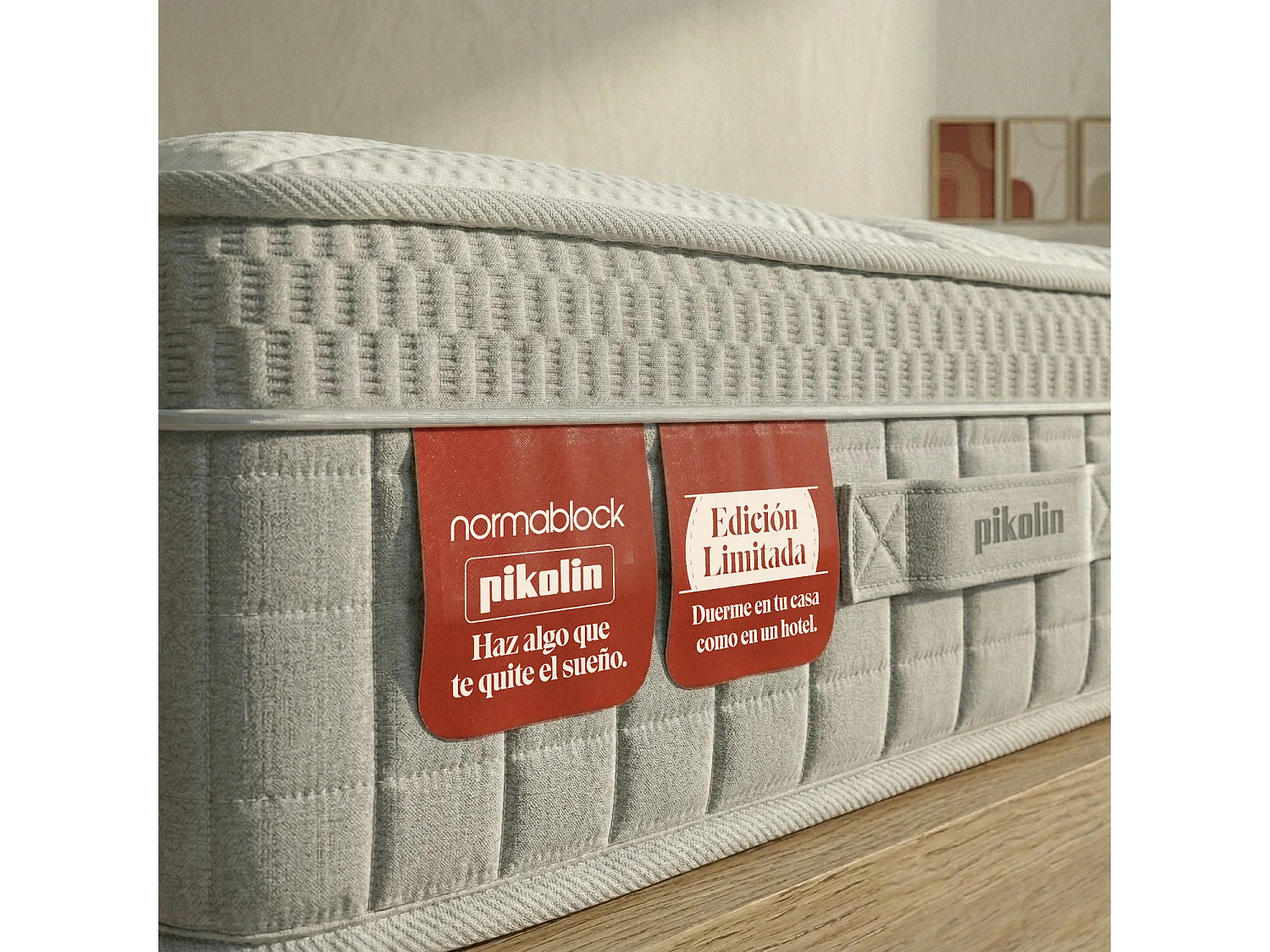 Colchón PIKOLIN 75 Aniversario, 80 x 200 cm, Normablock® y viscoelástica, 29 cm