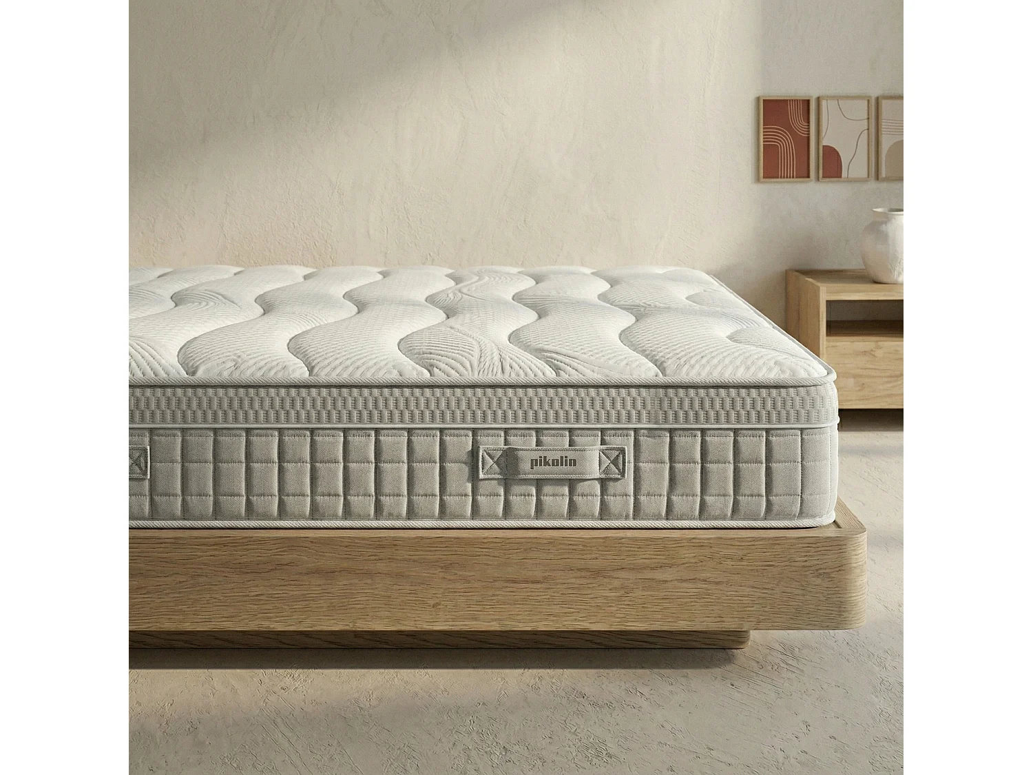 Colchón PIKOLIN 75 Aniversario 200 x 200 cm, muelles Normablock® y viscoelástica, 29 cm