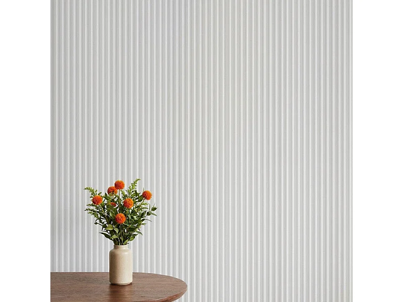 Panneau mural 3D blanc CHEVRON, pack de 3 pièces