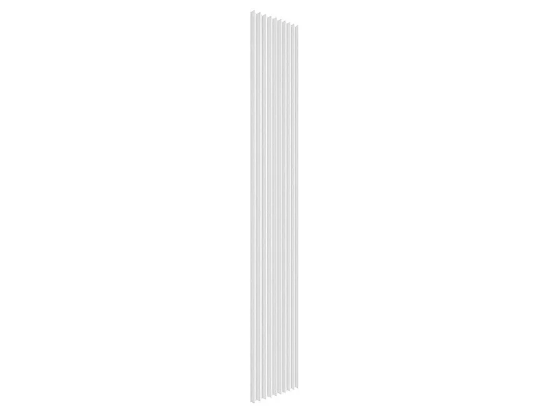 Panneau mural 3D blanc CHEVRON, pack de 3 pièces