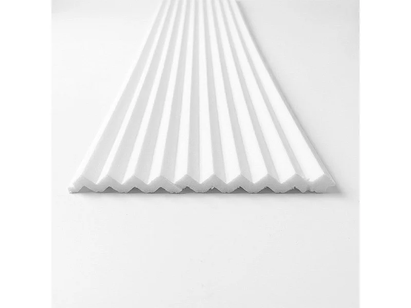 Panneau mural 3D blanc CHEVRON, pack de 3 pièces