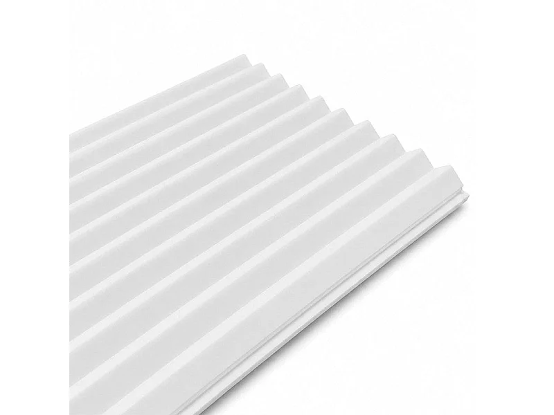 Panneau mural 3D blanc CHEVRON, pack de 3 pièces